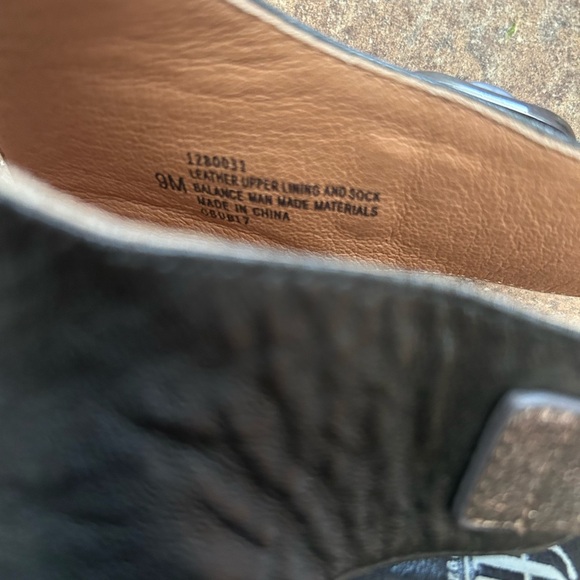 Sofft Vanita Leather Strappy Slingback Black and Metallic Copper Wedges 9 - Picture 12 of 13